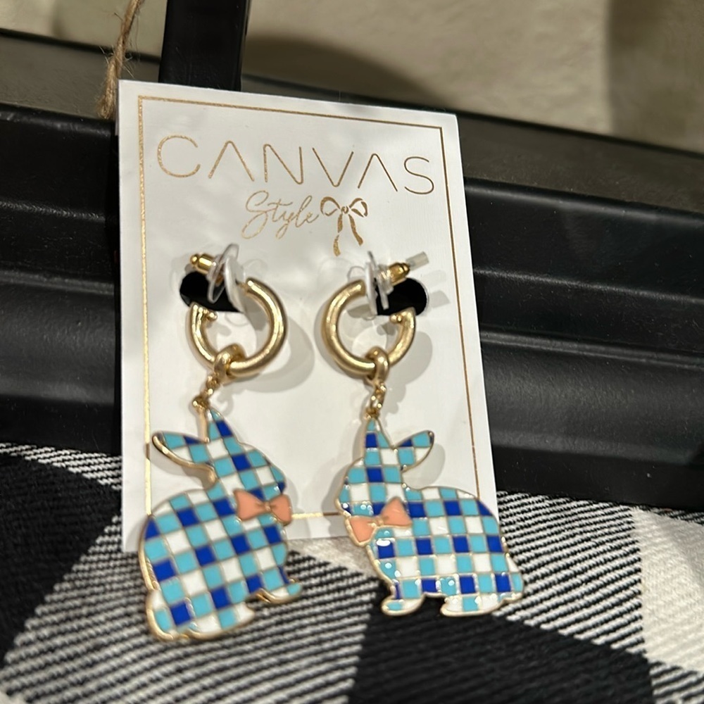 Check out these new boutique bunny earrings. Perfect for Easter.